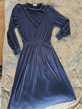 Sweet Salt Navy Prairie Maxi Dress Sz. Small- Xsmall